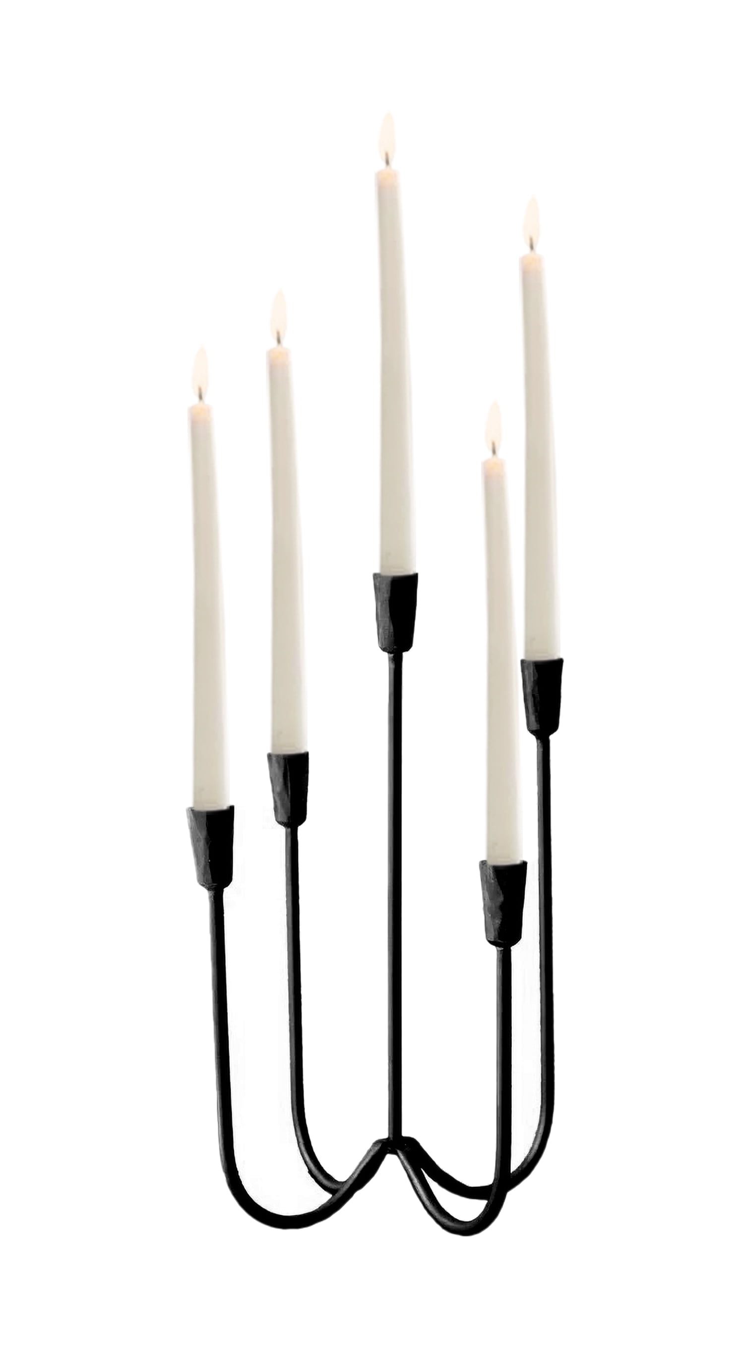 Better Homes & Gardens Black Metal 5-Taper Candelabra