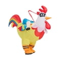 thumbnail image 3 of Disfraz de pollo inflable para montar en disfraz de para fiestas temáticas y espectáculos en escenario Para 150cm a 190cm, 3 of 8