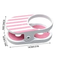 thumbnail image 4 of Clip‑On Stripe Drink Holder, Portable Adjustable Cup Holder - Secure Your Beverage Anywhere, Indoor Outdoor Universal Drink Organizer for Pool Balcony Chair Desk Beach Lounge, 4 of 9