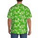 thumbnail image 3 of Balery Green Cucumber Camisa Casual de Manga Corta con Botones para Hombre, Texturizada, Estilo Cubano, para Playa, Verano-Medium, 3 of 5