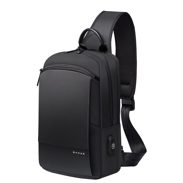 Mochila Cruzada Bange BG-77112 Negro 30 * 19 * 13 cm
