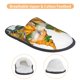 thumbnail image 3 of Balery Thanksgiving Truck Pantuflas de Casa de Felpa Silenciosas con Diseño Estampado, Zapatillas Cómodas Antideslizantes de Algodón para Interior-Medium, 3 of 8