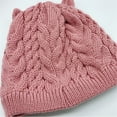 thumbnail image 6 of Krdevn Baby Boy Girl Winter Hat Toddler Cat Hat with Scarf Lined Knitted Cap Neckwarmer for Kids 2 Piece, 6 of 8
