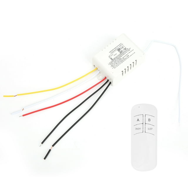 Alupre 2 Voies Télécommande sans Fil Récepteur Module Anti? Interférences Commutateur pour Lampe Accueil Commutateur 220 V