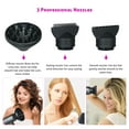 thumbnail image 4 of Zootealy Hair Dryer with Ionic Tech Quick Drying 3 Nozzles Diffusers 3 Heat Settings & 2 Speed Hot / Cold Wind Blow Dryer Portable Hair Styling Tools for Home Salon Travel, 4 of 8