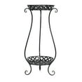 thumbnail image 5 of 2 Tier Metal Plant Stand Flower Pot Holder Shelves for Garden Home, Vintage & Rustic Style Indoor Outdoor Pots Container Supports, 5 of 8