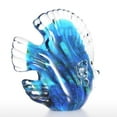 thumbnail image 4 of Labymos Bleu Tropical Poisson Sculpture Décoration Maison Verre Poisson, 4 of 8