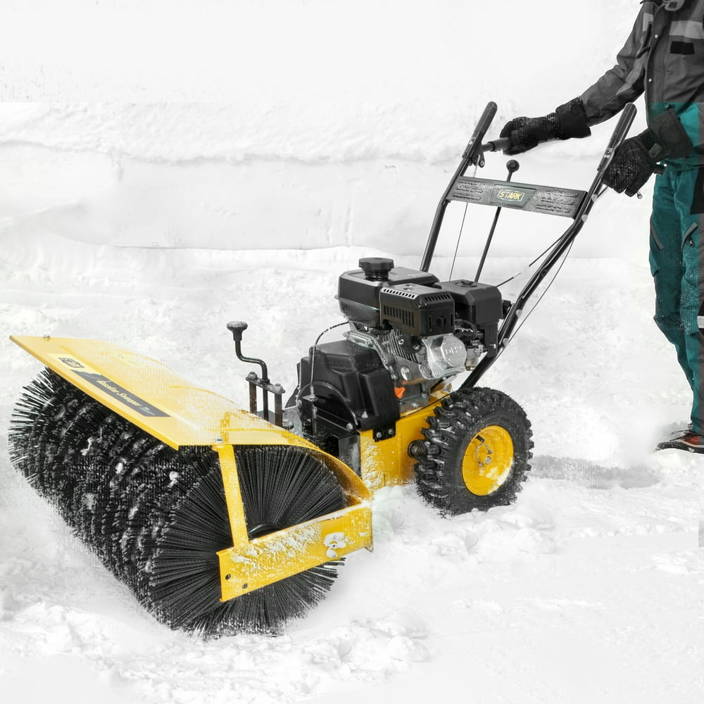 Stark Industrial 31" Walk Behind GasPowered Snow Sweeper 212cc Brush