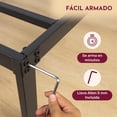 thumbnail image 4 of Base Cama Individual Box Plegable Metal Acero Soporta 150kg Houzer, 4 of 8
