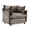 Brown, variant on Ktaxon Chenille Accent Chair, Reading Chair with Thick Cushions, Oversized Club Sofa with Two Armrest Pillows for Home Office Green