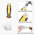 thumbnail image 4 of Espátula Uxcell de 1.5" de acero de alto carbono, raspador de pintura flexible, cuchillo de reparación de paneles de yeso con extremo de martillo de metal, 4 of 6