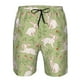 thumbnail image 3 of Balery Cute Rabbit And Flower Traje de Baño Estilo Hawaiano para Hombre, Shorts de Secado Rápido con Bolsillos-Small, 3 of 6