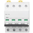 thumbnail image 3 of TICFOX Disyuntor 4P Disyuntor en miniatura Montaje en riel DIN Disyuntor de bajo voltaje Interruptor de protección contra sobrecarga Pa66 400V para paneles de iluminación Sistema de rejilla(C16A(16A)), 3 of 14
