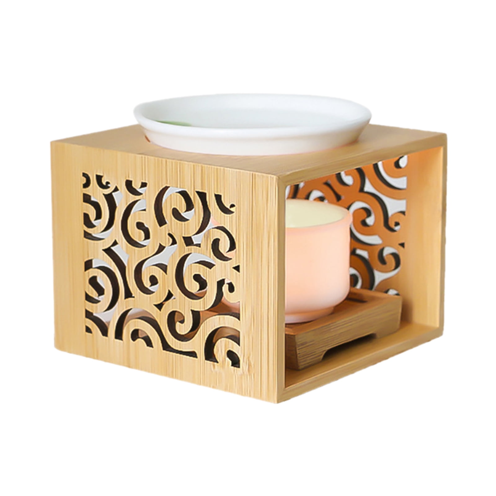 Aromatherapy Electric Wax Melter Oil Burner Warmer with Night Light for  Fragrance
