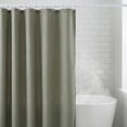 thumbnail image 4 of REGALWOVEN Modern Waffle Weave Shower Curtain with 12 Hooks Waterproof for Bathroom Green 71"W x 71"L, 4 of 5