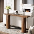 thumbnail image 5 of Fnova 63" Farmhouse Entryway Console Table, Modern Wood Narrow Long Sofa Table for Living Room, Hallway, Entrance, Foyer, 5 of 14