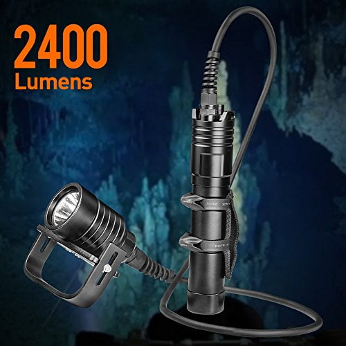 Orcatorch D611 Cree Xph70 Led 2400 Lumens Primary Canister Dive Light
