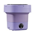 thumbnail image 4 of Lavadora plegable portátil Lavadora plegable silenciosa Mini lavadora de ropa portátil Lavadora pequeña Fácil de llevar para calcetín de apartamento Violeta Sunnimix Lavadora portátil, 4 of 8