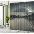 thumbnail image 5 of Ambesonne Nebula Shower Curtain, Milky Way Foggy Space, 69"Wx84"L, Grey, 5 of 5