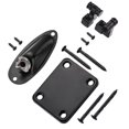 thumbnail image 1 of Guitar Neck Plate Set Guitar String Tree Retainer with Mounting Screws Perfect Replacement for Broken or Old Neck Plates, 1 of 5