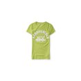 thumbnail image 1 of Camiseta Aeropostale con adornos cuadrados con purpurina para mujer verde extragrande, 1 of 1