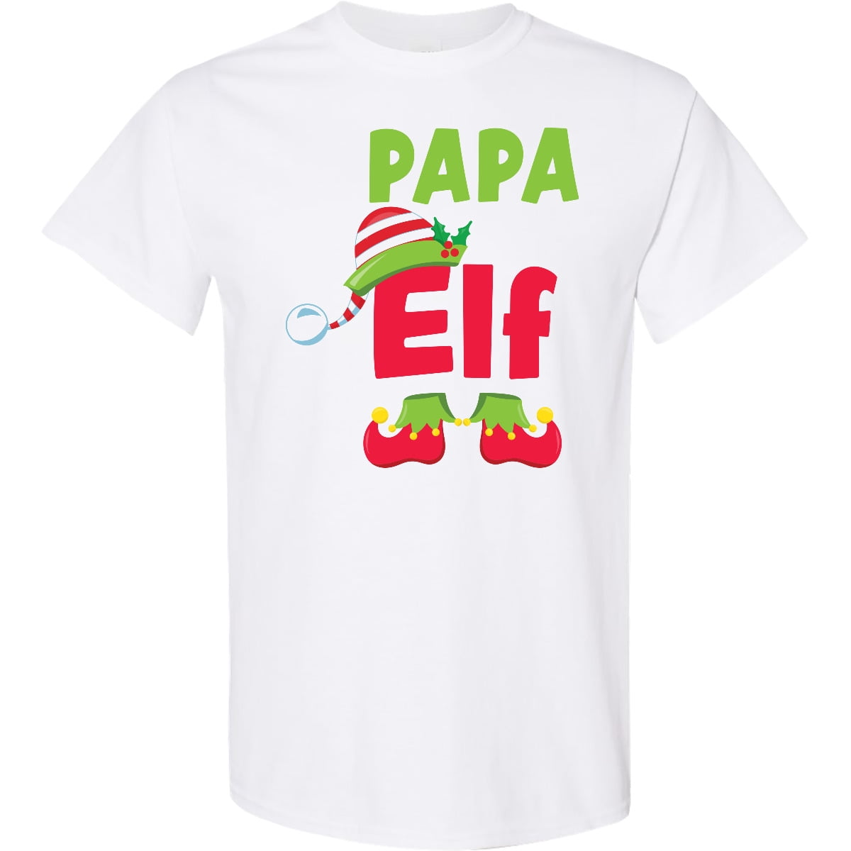 Inktastic Christmas Papa Elf T-Shirt