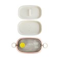 thumbnail image 4 of LONCHERA ANTIDERRAME PORTATIL 2 NIVELES Ideal para el control de porciones, acero inoxidable, incluye cuchara, libre de aromas y sabores, agarradera de goma, seguros laterales, ideal para micro ondas, 4 of 6
