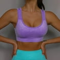 thumbnail image 2 of biudgviw High Impact Bras for Women Seamless No Underwire Sports Bras High Supports Back Cutout Wireless Jogger Yoga Bras, 2 of 6