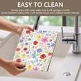 thumbnail image 4 of Placemat, Pioneer Flower Floral Print Pattern Place Mats Table Mat Set Of 2, PVC Washable Placemats for Party Kitchen Dining Decoration, 18x12 Inch, Fade Resistant, 4 of 6
