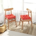 thumbnail image 4 of Costway 2PCS 21" x 21" Patio Chair Seat Cushion Pads Indoor/Outdoor Multicolor, 4 of 9