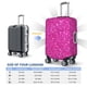 thumbnail image 4 of Balery Rose Red Glitter Funda de equipaje, fundas para maletas, elástica, lavable, protector de maletas, compatible con maletas de 18 a 32 pulgadas-Medium, 4 of 7