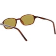 thumbnail image 4 of True Vintage Horn Rimmed Square Sunglasses Slim Arms 45mm (Brown / Brown), 4 of 4