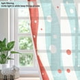 thumbnail image 4 of Yayeee Window Curtains Light Filtering 63"x52" Grommet Panel Pair Home Living Room Decor, Light Blue Pattern, 4 of 7
