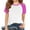 Pink, variant on YunPes Girls' Short Sleeved Fashionable Casual Tops Kids Girls T Shirts Casual Short Sleeve Crewneck Color Block Summer Tees Plain T Shirts for Kids