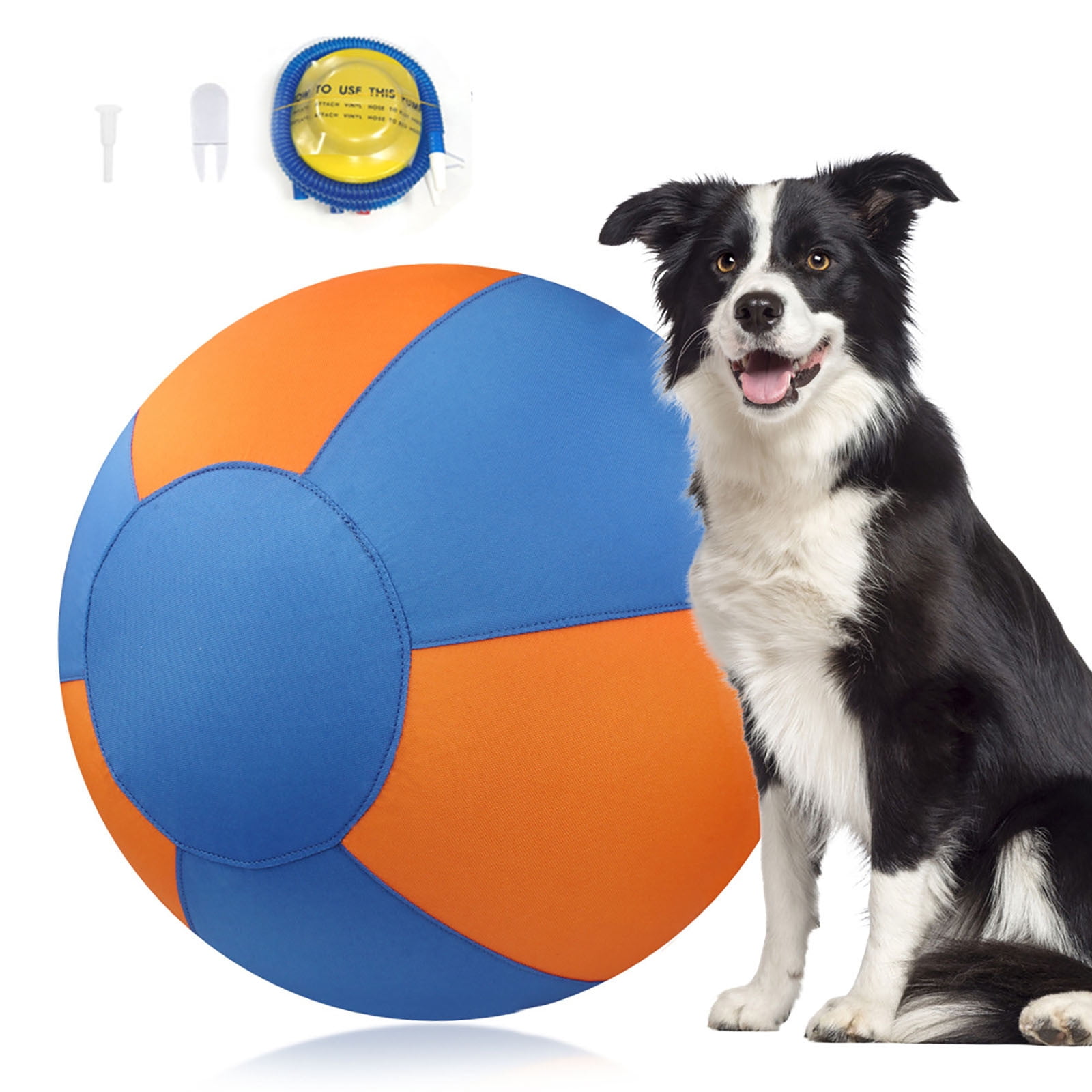 Pet Interactively Outdoor Inflatable Ball Toy Herding Ball Toy for Large Dogs