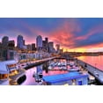 thumbnail image 2 of Seattle Skyline and Waterfront Wall Mural by Wallmonkeys Peel and Stick Graphic (36 in W x 24 in H) WM120369, 2 of 4