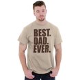 thumbnail image 3 of Cool Father's Day Best Dad Ever Men's Graphic T Shirt Tees Brisco Brands X, 3 of 6