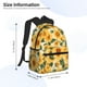thumbnail image 2 of Disketp Green Leaf Sunflower Mochila Ligera Clásica con Múltiples Bolsillos, Mochila Casual para Hombre y Mujer, Ideal para Escuela, Trabajo y Viajes, 2 of 6
