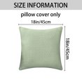 thumbnail image 6 of REGALWOVEN Soft Throw Pillow Covers Set of 2, Modern Decorative Geometric Cushion Cases for Couch Living Room Home Decor Green 18" x 18", 6 of 6