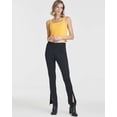 thumbnail image 6 of Real Essentials 5 Pack: Women’s Square Neck Ribbed Crop Tank Tops – Racerback Workout, Gym & Casual Shirts, 6 of 8