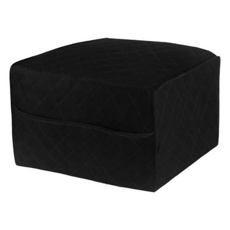 Household Kitchen Microwave Oven Dust Cover Black 43*41*27cm Dustproof