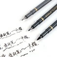 thumbnail image 4 of Pen Precise Fade Resistant Streamlined Design Calligraphy Brush Pens Art Markers for Gift Black Liquid, 4 of 6