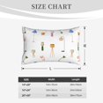 thumbnail image 3 of Plush Throw Pillow Covers, Urban Light Bulb Pattern Pillow Cases with Invisible Zipper, Breathable Microfiber Pillow Cases Standard Size for Sleeping Bedroom Sofa Living Room 14x20, 3 of 5