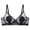 Black, variant on Women's Lace Mesh Bra,Thin Cup Underwire Lingerie with Adjustable Spaghetti Straps,Relaxed Fit Everyday Intimates for Daily Wear,Sizes 32-38
