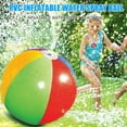 thumbnail image 2 of MesaSe PENGXAING Inflatable Water Spray Beach Ball Summer Outdoor Pool Sports Game Water Toy, 2 of 9