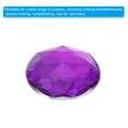 thumbnail image 4 of Unique Bargains 25mm Flat Back Round Acrylic Rhinestones, 100 Pack Plastic Circle Gems for Jewelry Making Costume, Purple, 4 of 6