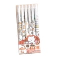thumbnail image 4 of 6 uds bolígrafos de tinta de Gel de dibujos animados, bolígrafos de escritura negros, bolígrafos retráctiles, bolígrafos Rollerball para niñas, niños, Oso, 4 of 8