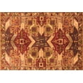 thumbnail image 1 of Ahgly Company Indoor Rectangle Oriental Orange Industrial Area Rugs, 6' x 9', 1 of 4