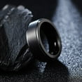 thumbnail image 4 of Anti-anxiety Spinner Fidgets Rotating Rings Unisex Black Stainless Steel Ring, 4 of 8
