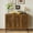 3 Doors Natural, variant on BOCVKENN Farmhouse Buffet Storage Cabinet with 2 Doors,Kitchen Sideboard with Storage and Metal Base,Coffee Bar Cabinet for Kitchen,Dining Room,Living Room